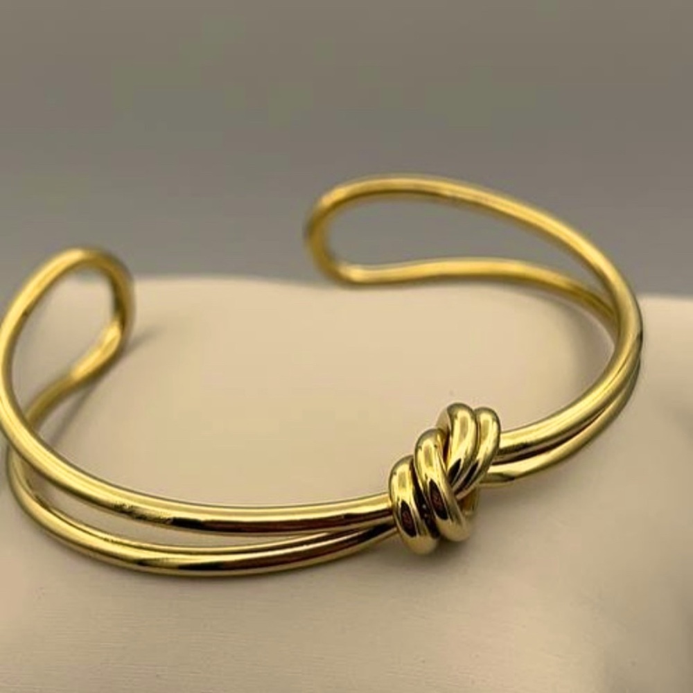 Boho Knot Bangle Bracelet